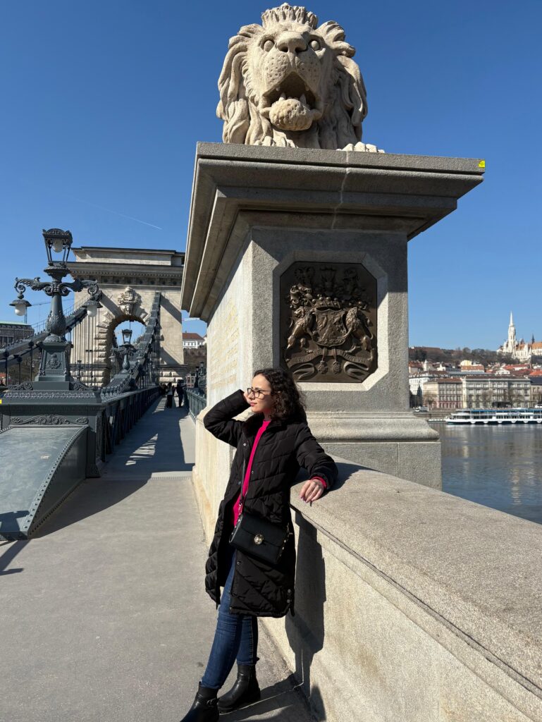 Podul cu Lanțuri (Széchenyi Lánchíd) din Budapesta.