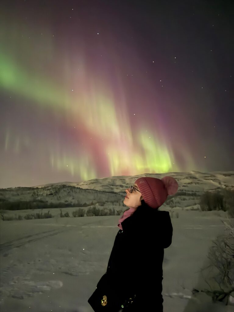 Aurora Boreală la furtuna solară din ianuarie 2026
