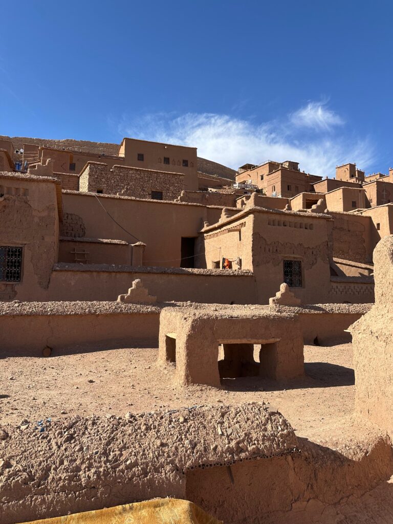 Satul UNESCO Ait Ben Haddou din Maroc, făcut din lut și chirpici