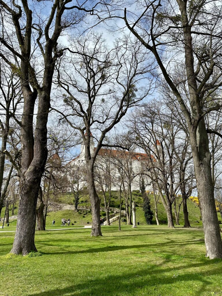 Parcul din jurul Castelului Bratislava